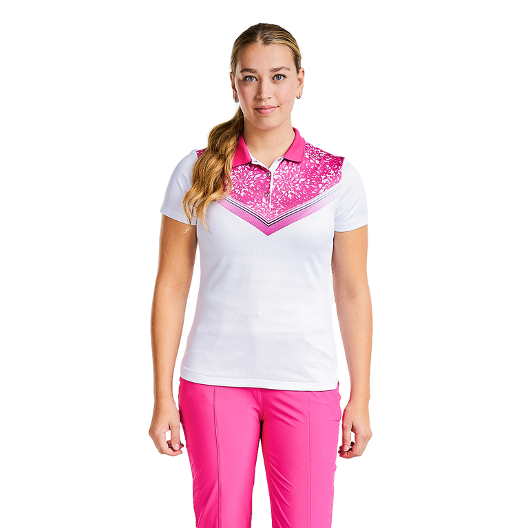 Nivo Sports Cate Floral Short Sleeve Polo | PGA TOUR Superstore