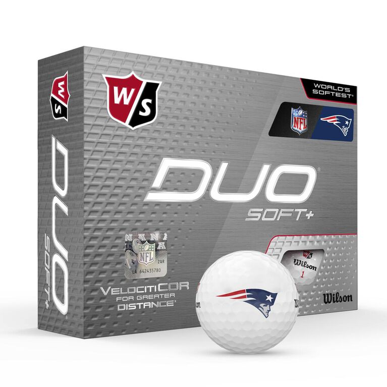 DUO Soft+ NFL Golf Balls - New England Patriots