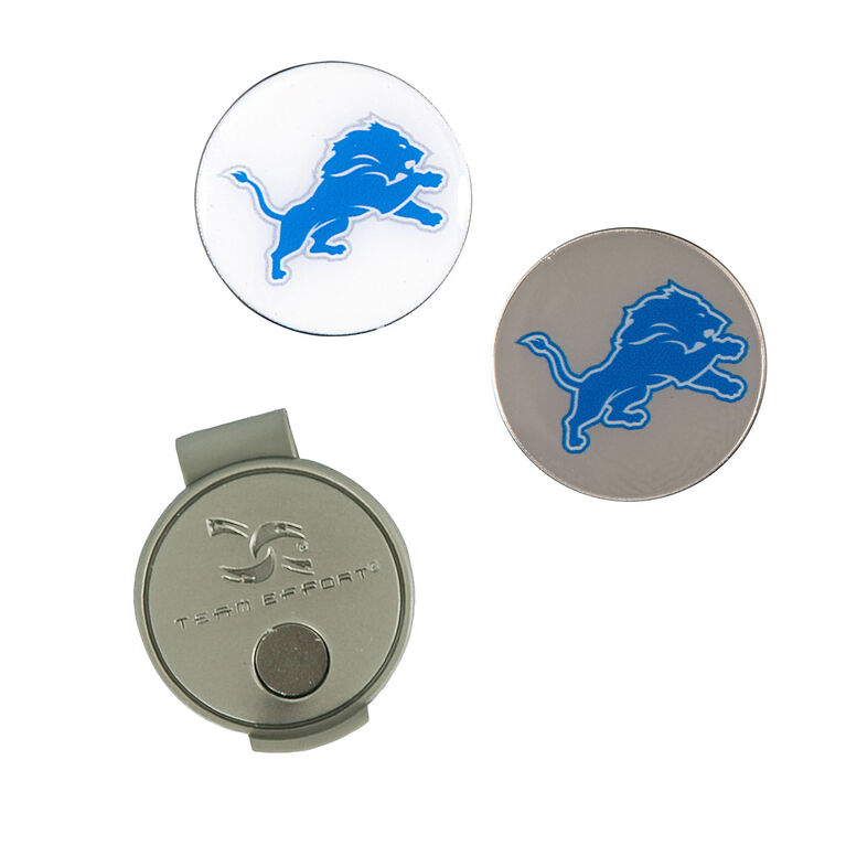 NFL Hat Clip w/ Ball Markers Detroit Lions