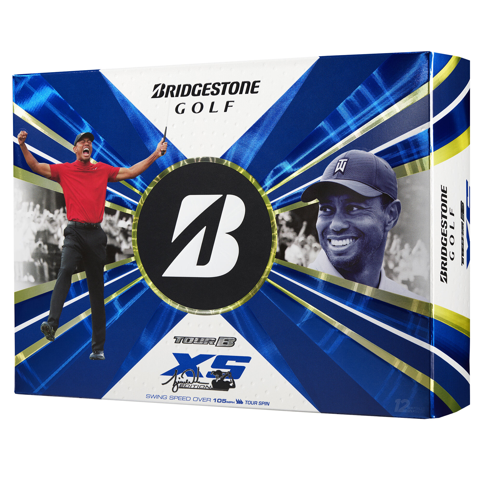 Bridgestone Tour B XS Tiger Woods Edition Golf Balls | PGA TOUR