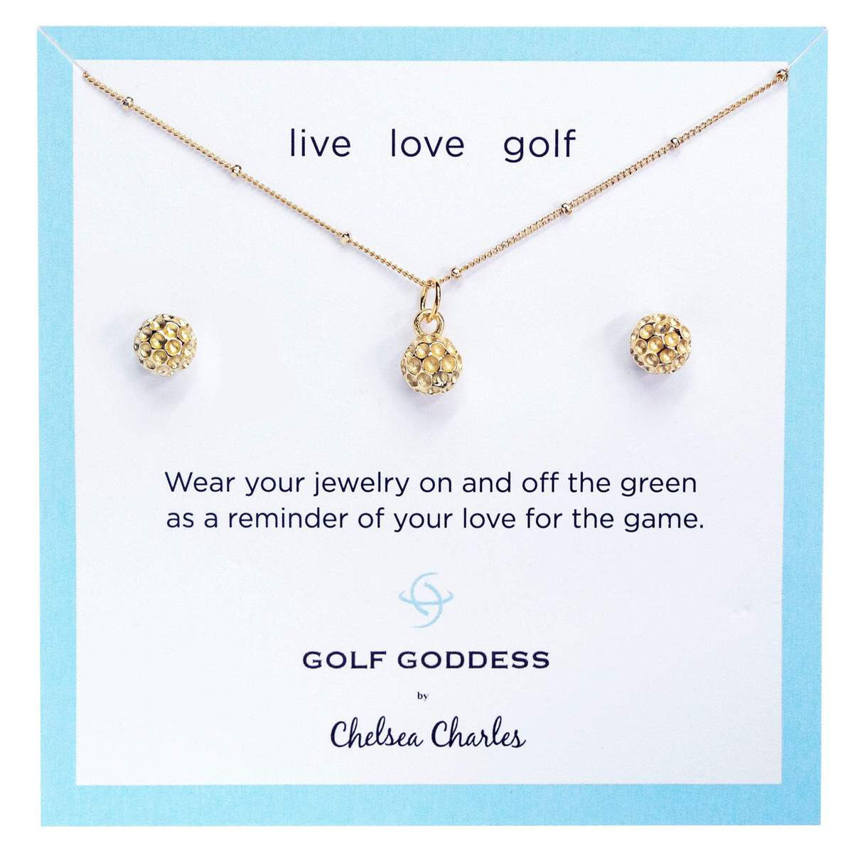 Golf sale ball necklace