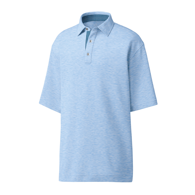 Footjoy Lisle Houndstooth Accent Polo | PGA TOUR Superstore