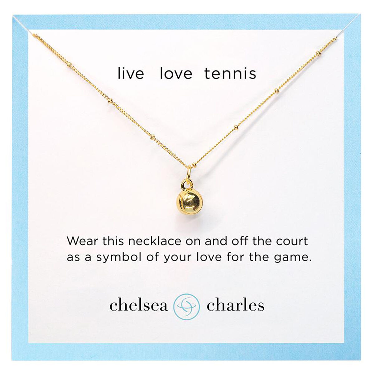 Necklace Tennis Ball & Racquet – AO Official Store