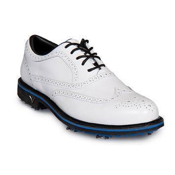 white brogue golf shoes