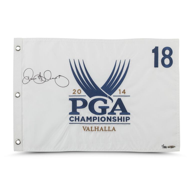 Autographed Pin Flag 