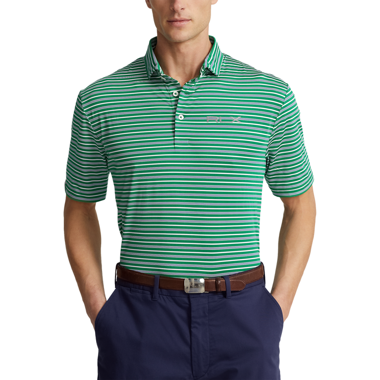 RLX Golf Multi Stripe Classic Fit Short Sleeve Polo Shirt | PGA TOUR ...