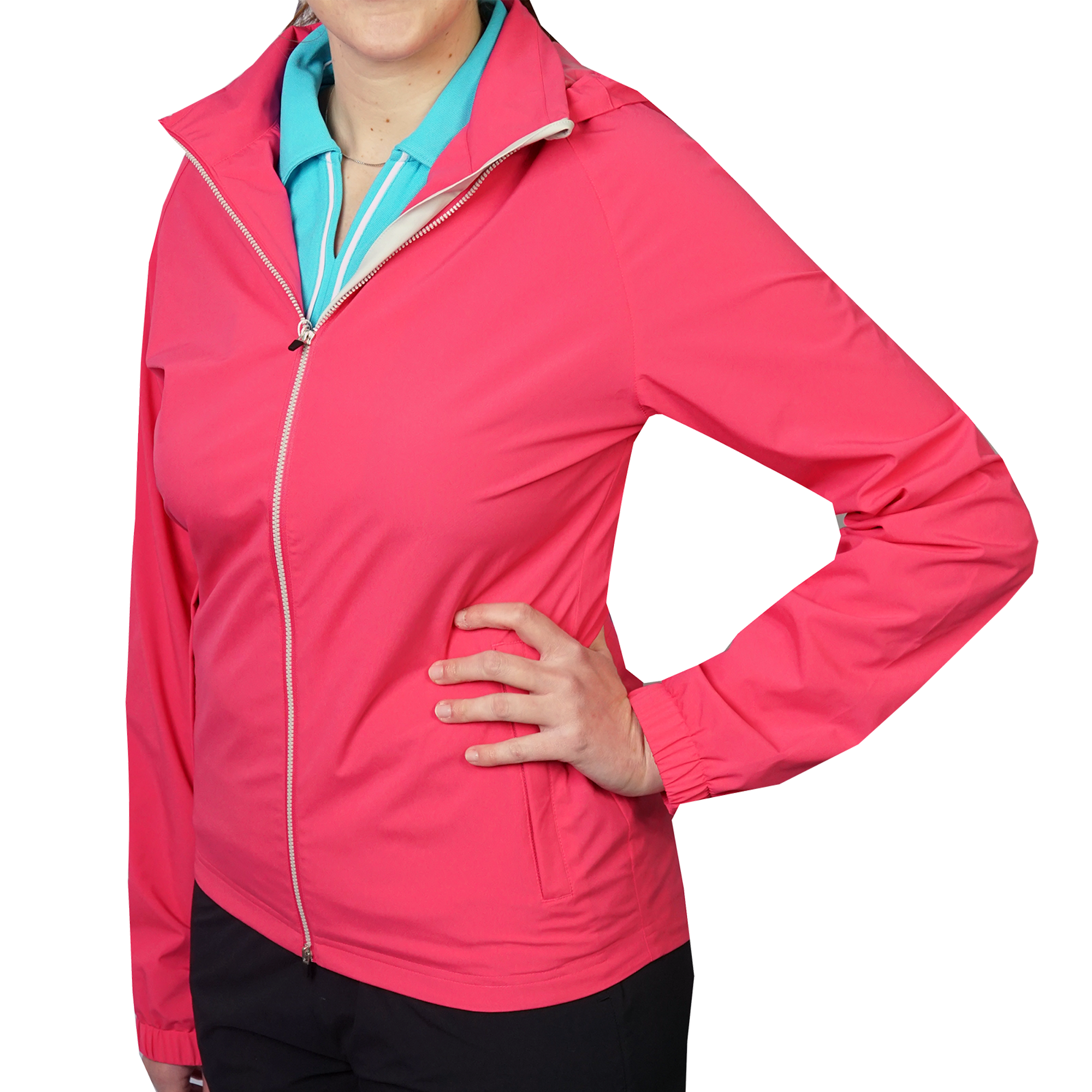 women's golf rain jacket with hood