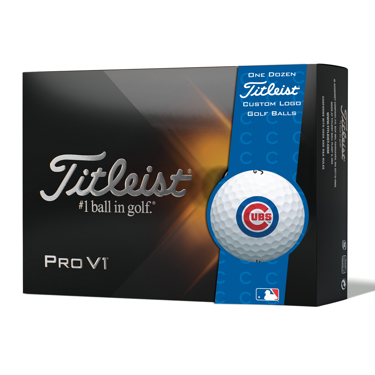 Titleist 2021 Pro V1 Chicago Cubs Golf Balls