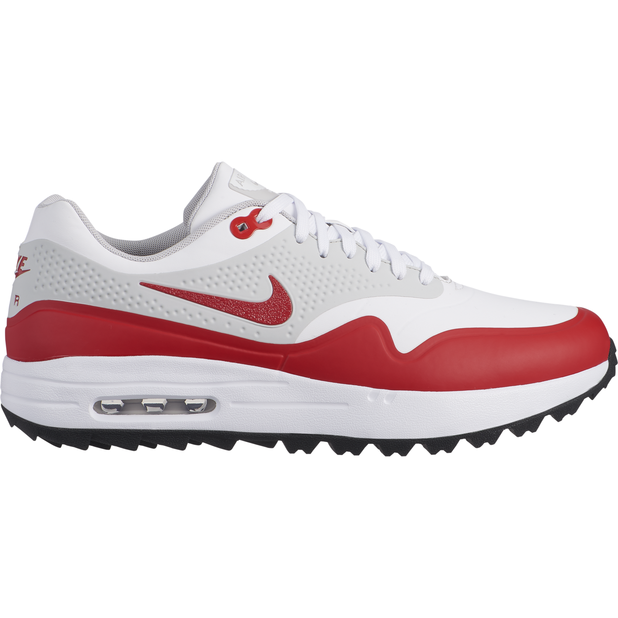 red golf shoes