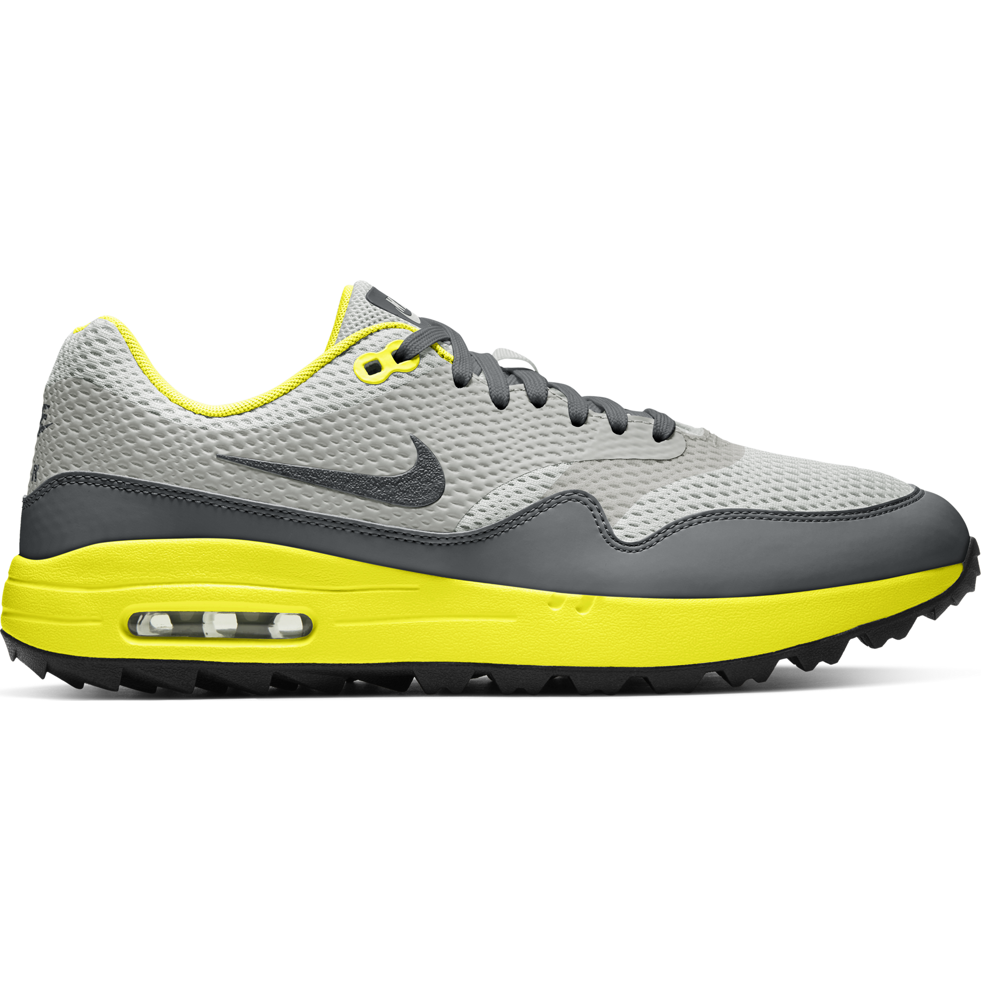 Suri Smederij Boren Nike Air Max 1 G Men's Golf Shoe - Grey/Yellow | PGA TOUR Superstore