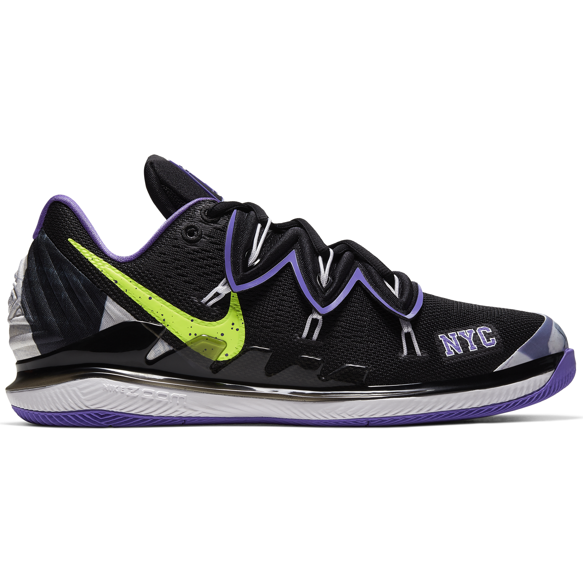 Seducir Distribuir Actriz NikeCourt Air Zoom Vapor X Kyrie 5 Men's Hard Court Tennis Shoe -  Black/Purple | PGA TOUR Superstore