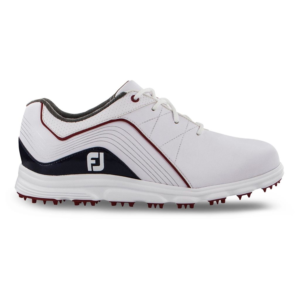 nike red white and blue golf shoes
